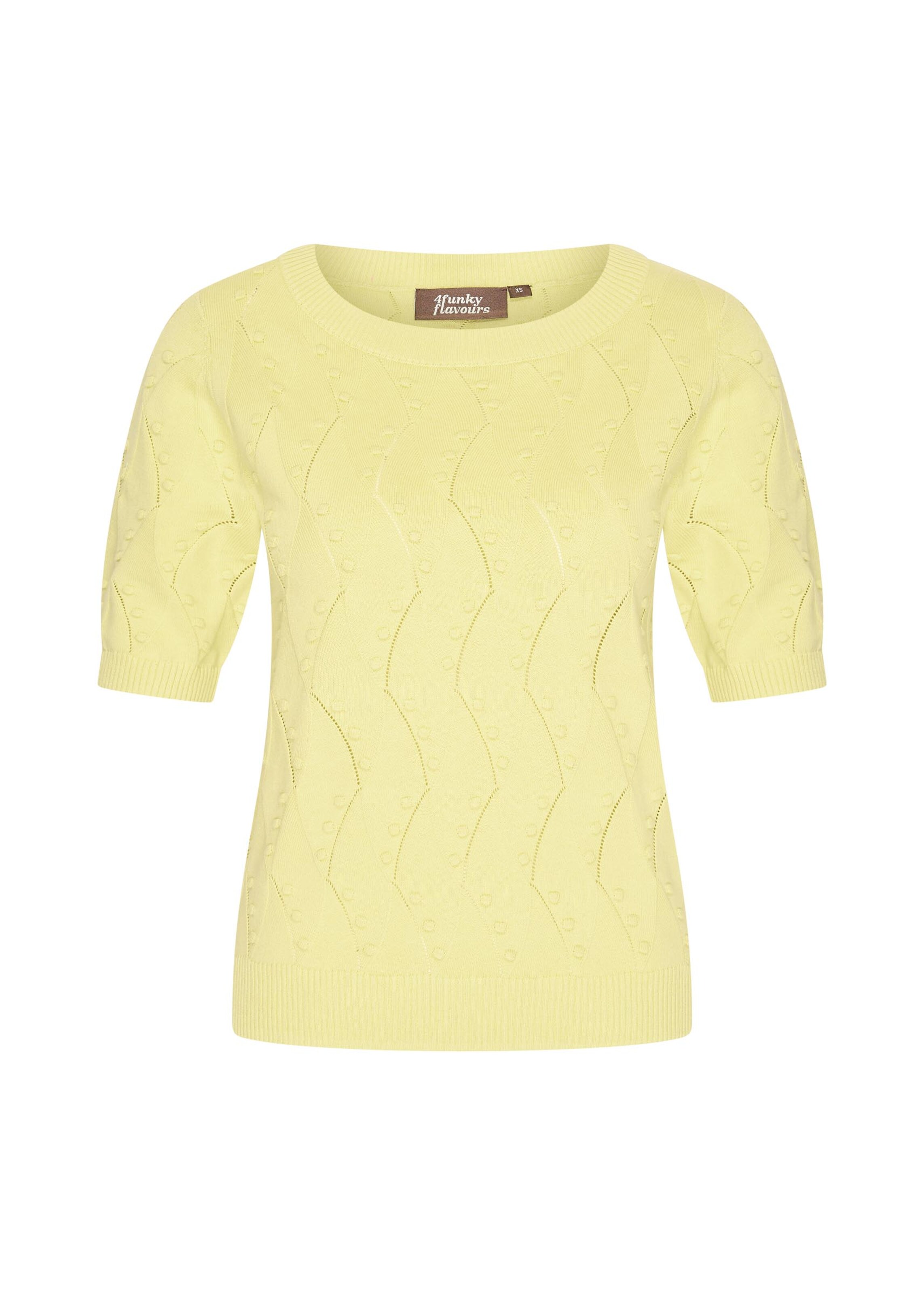 4funkyflavours Sweater 'We Watch The Stars' in Yellow: front