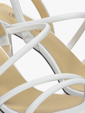 Estro Sandalen met riem '195-301' in Wit