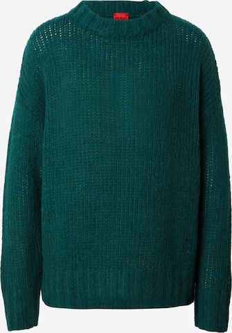 Pull-over 'Sloossy' HUGO en vert : devant