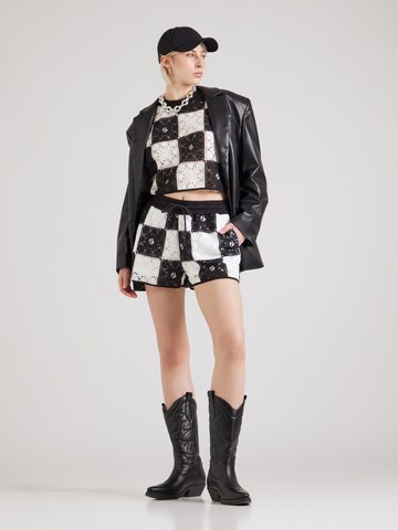 KARL LAGERFELD JEANS Normální Kalhoty – černá