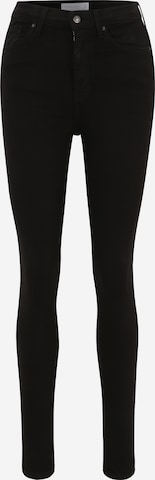 Skinny Jeans 'Jamie' de la Topshop Tall pe negru: față