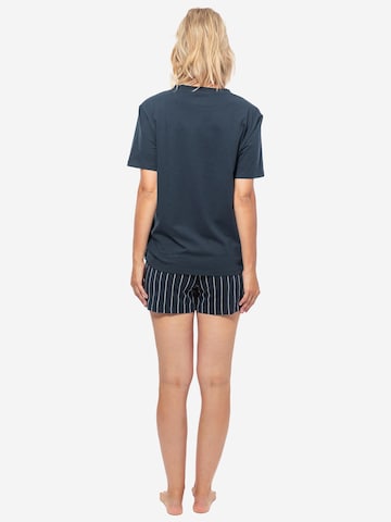 SCHIESSER Pyjama 'Organic Cotton' in Blau