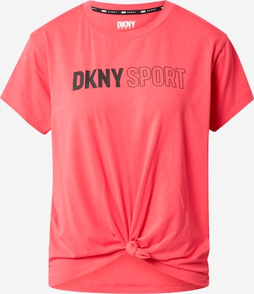 DKNY Performance Функционална тениска в розово: отпред
