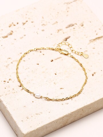Hey Happiness Armband 'Perlenzauber' in Gold