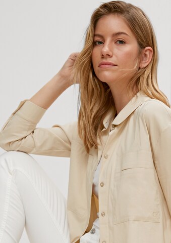 Chemisier comma casual identity en beige