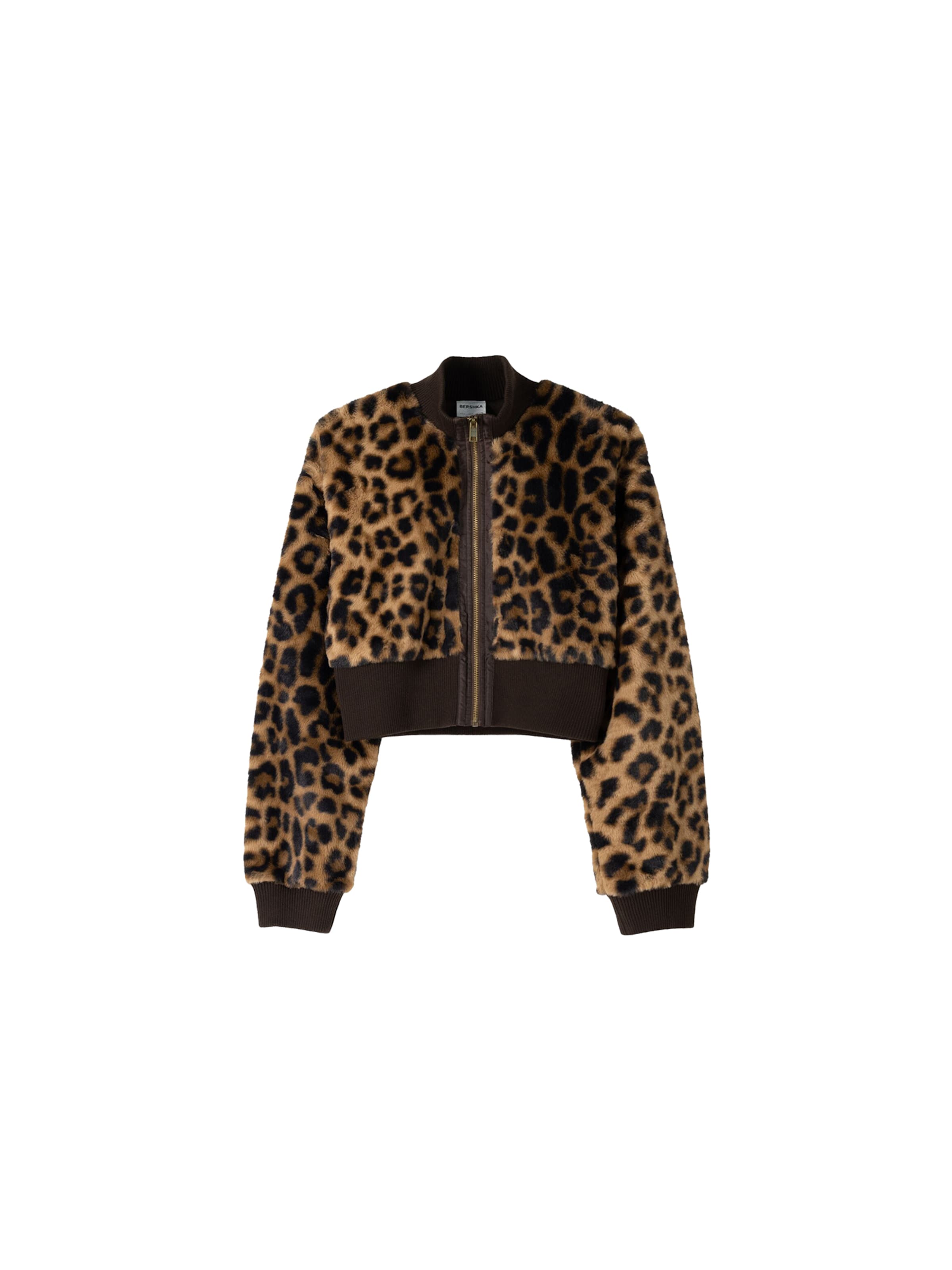 Bershka Winter Coat in Ecru ABOUT YOU
