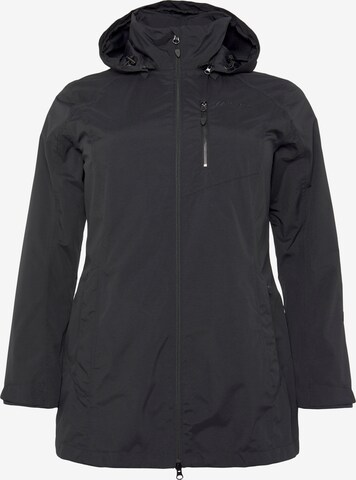 Maier Sports Athletic Jacket in Black: front