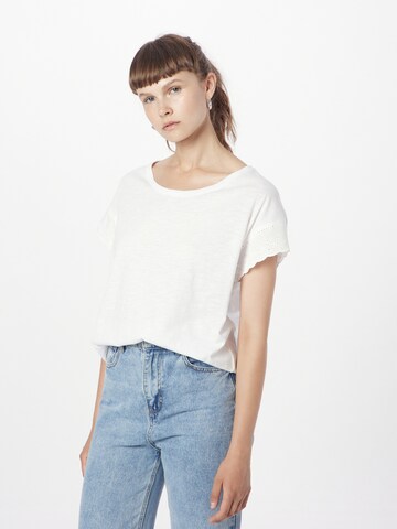 Stitch and Soul T-Shirt in Weiß: Vorderseite
