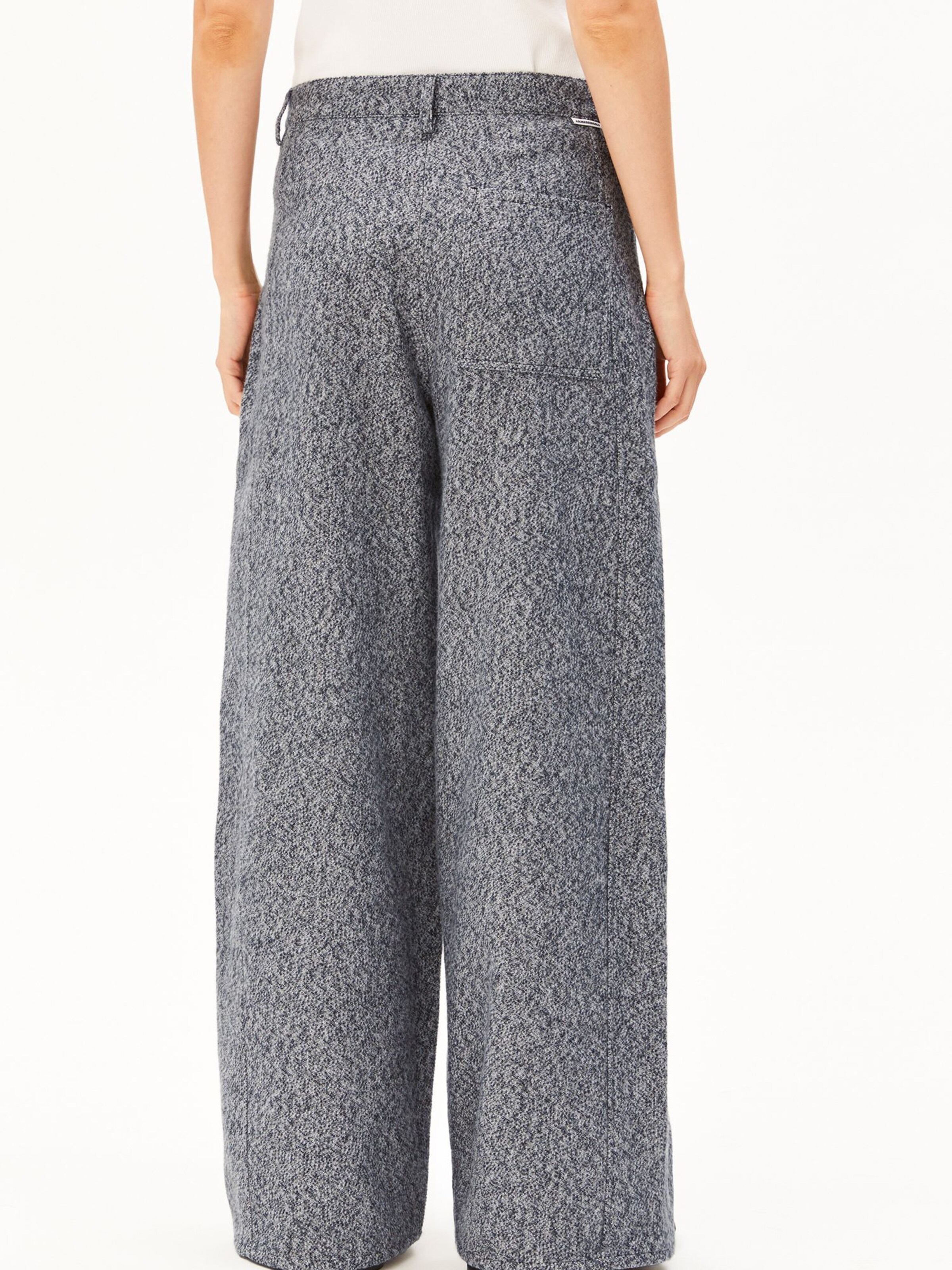 ARMEDANGELS Loosefit Hose 'TWEED BARREL' in Grau
