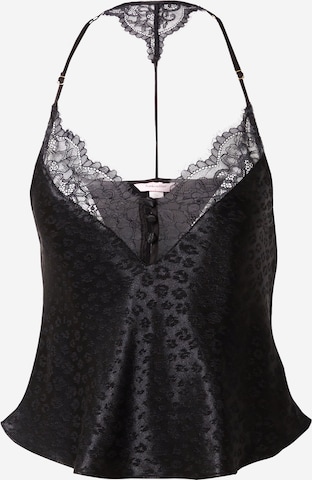 Hunkemöller Pajama Shirt in Black: front