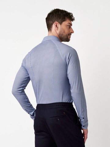 DESOTO Slim fit Button Up Shirt in Blue