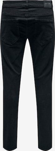 Only & Sons Skinny Jeans 'WARP' in Zwart