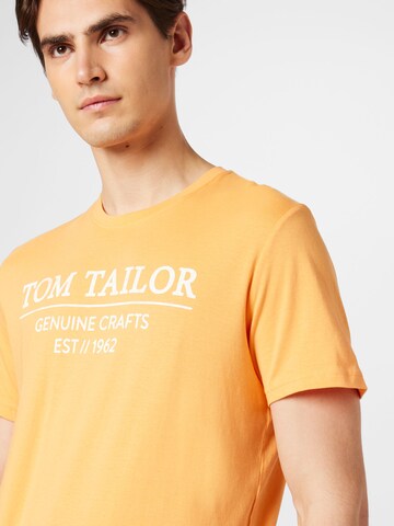 TOM TAILOR Klasický střih Tričko – oranžová