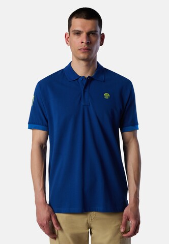 North Sails Poloshirt in Blau: predná strana