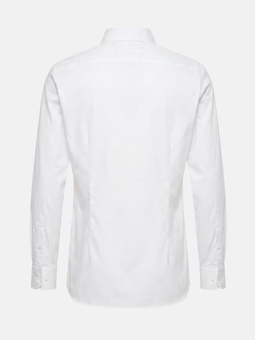Michael Kors Regularny krój Koszula 'DOBBY ENGINEERD MODERN FIT SHIRT CAMICIA' w kolorze biały