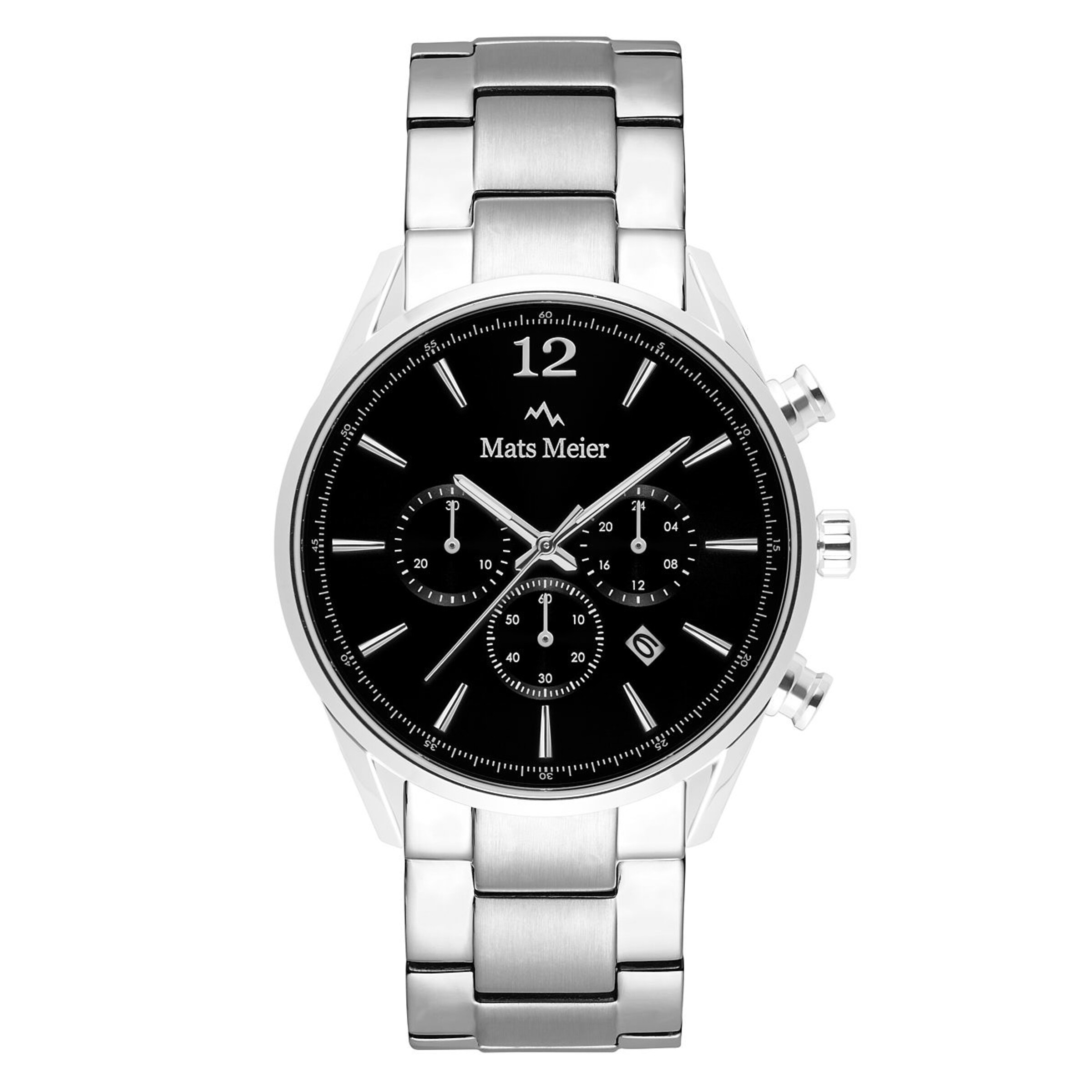 Mats Meier Analog Watch in Silver: front
