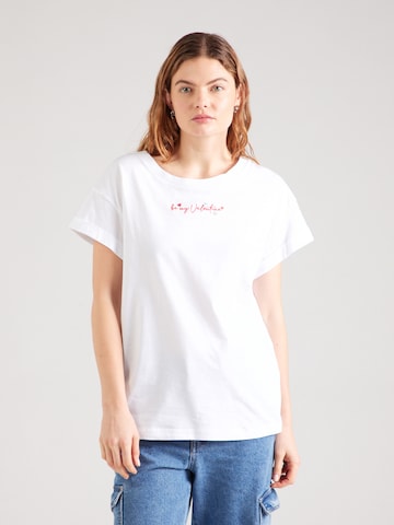 T-shirt Rich & Royal en blanc : devant