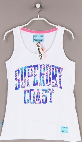 Superdry Top & Shirt in XS in White: front