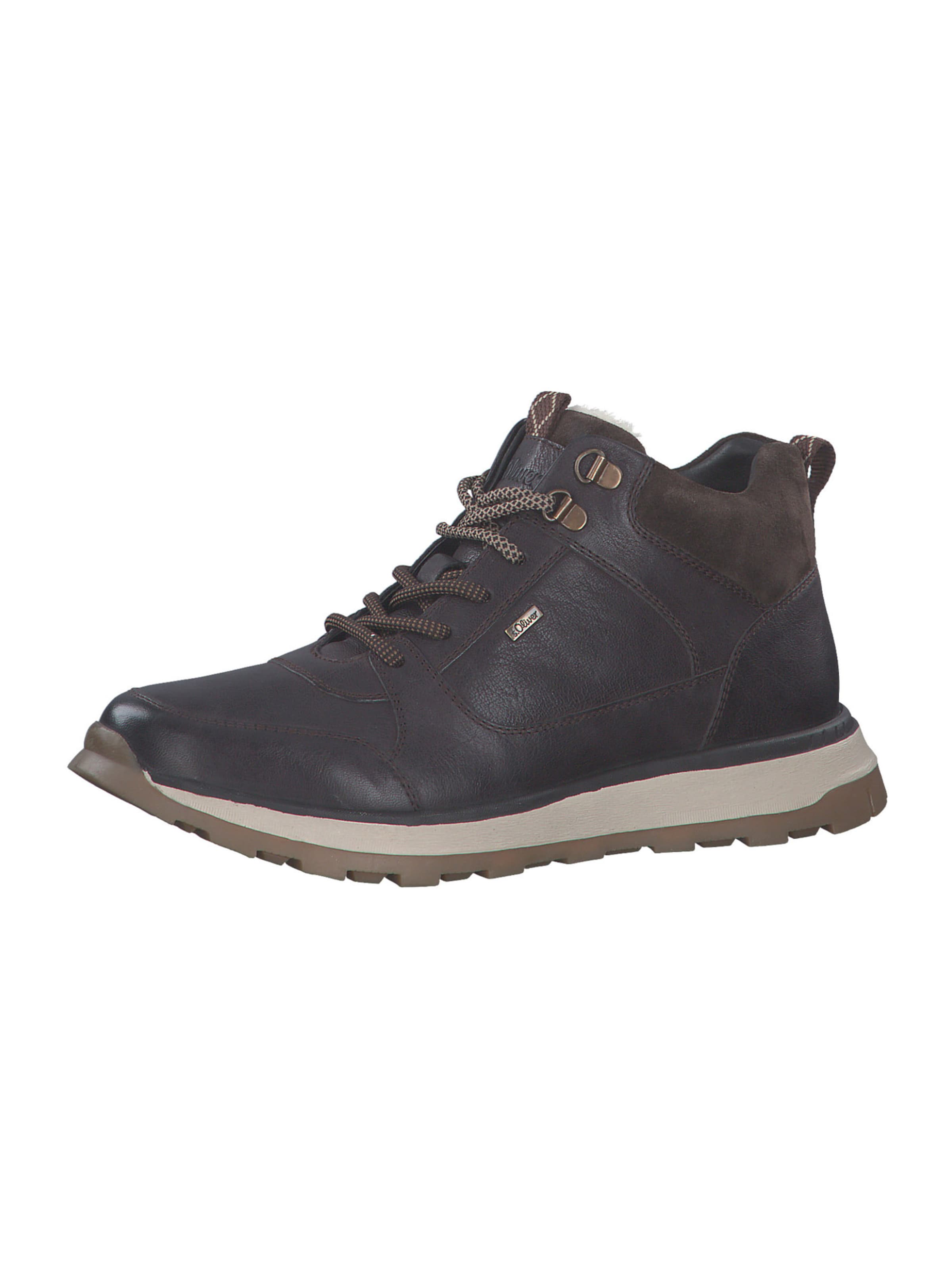 s.Oliver Veterboots in Bruin: voorkant