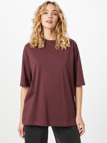 Gina Tricot Shirt in Rood: voorkant