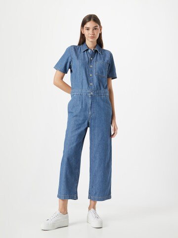 LEVI'S ® - Macacões 'Short Sleeve Heritage Jumpsuit' em azul: frente