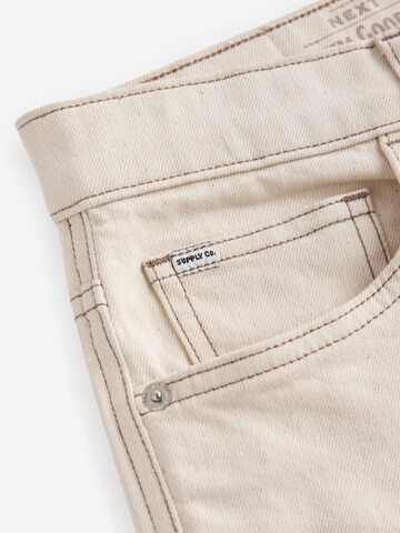 Coupe slim Jean Next en blanc