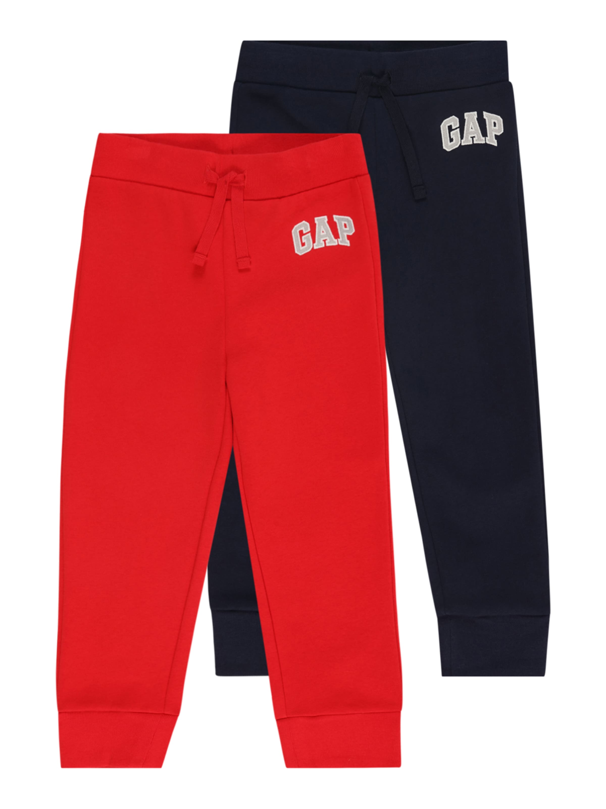 Tapered Pantaloni de la GAP pe albastru: față