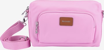 BOGNER - Mala de ombro 'Fully 1.0 Pukie' em rosa: frente
