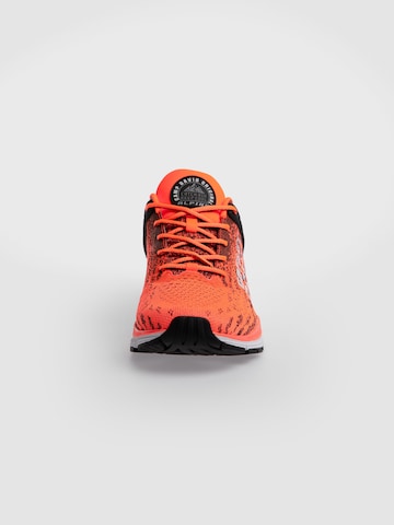 CAMP DAVID Leichter Sneaker im Strick-Design in Rot