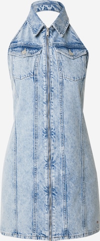 Robe Tommy Jeans en bleu : devant