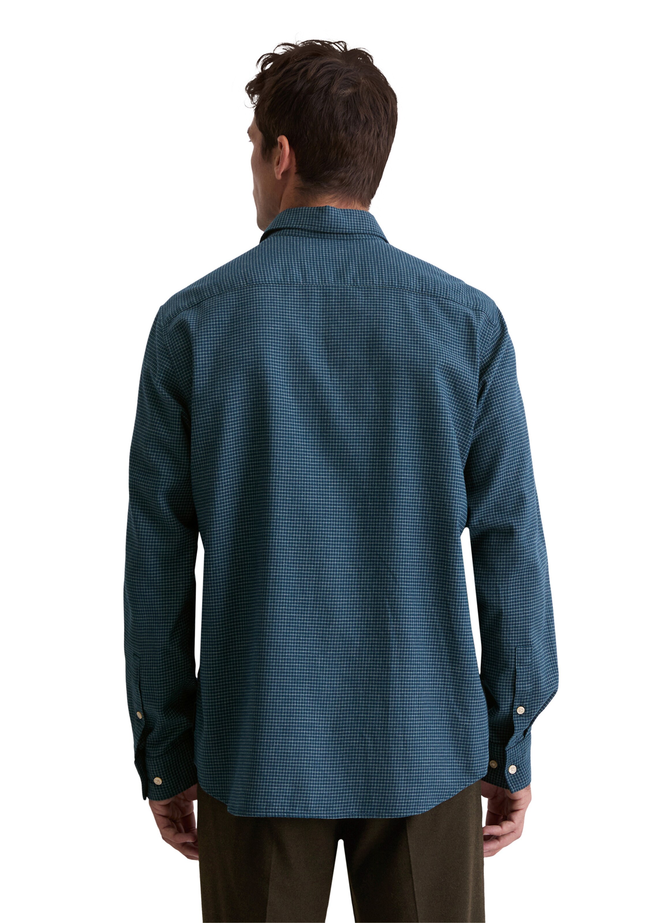 Marc O'Polo Regular fit Overhemd in Blauw