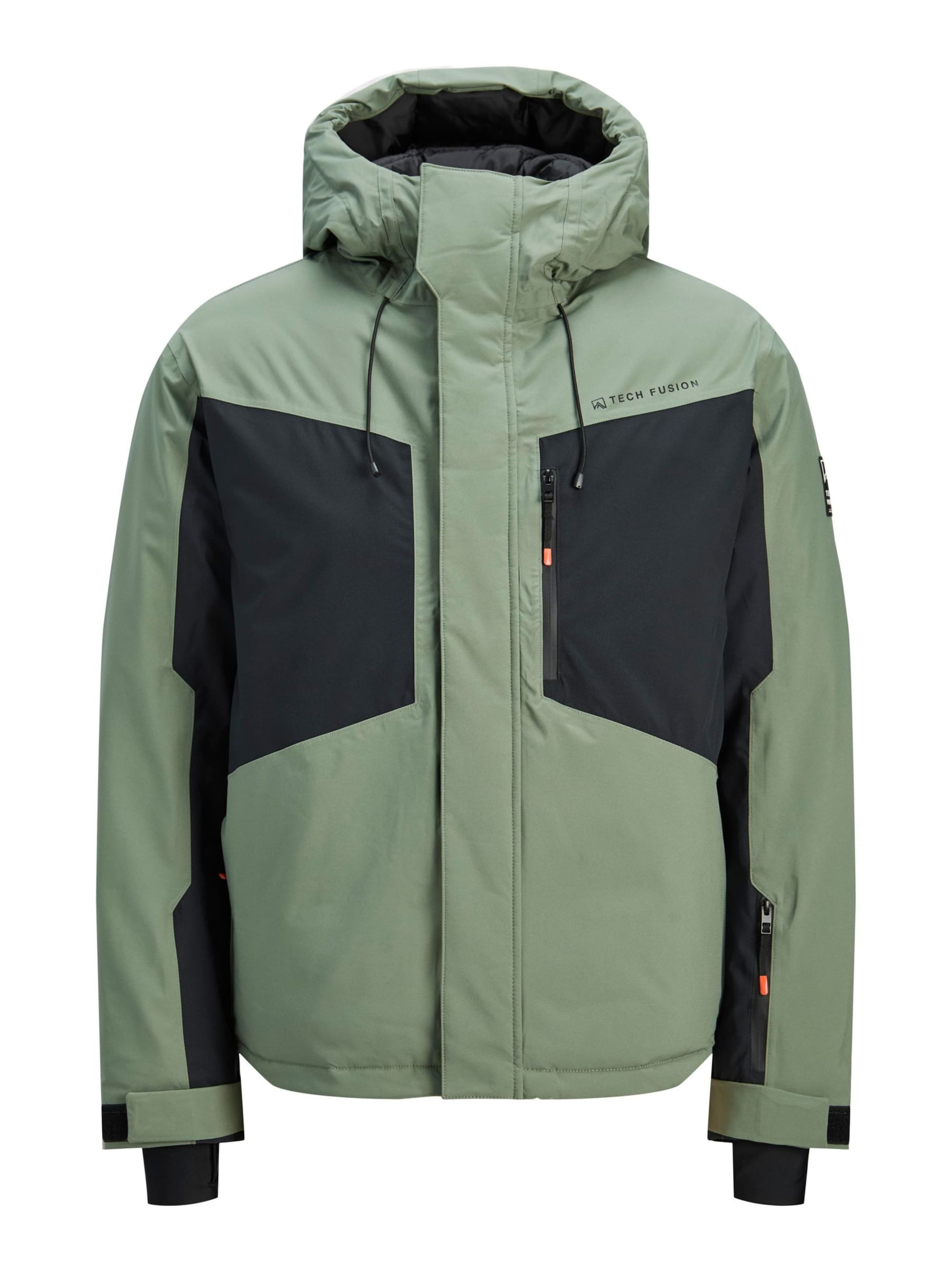 JACK & JONES Funktionsjakke i grøn: forside