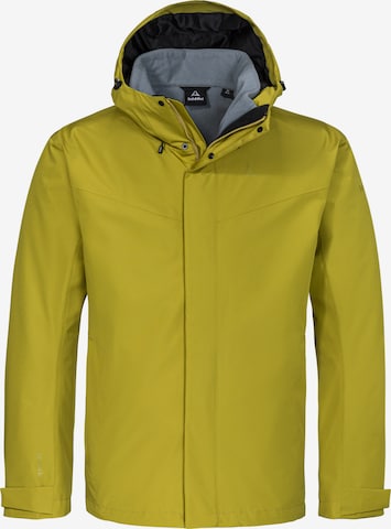 Veste outdoor Schöffel en jaune : devant