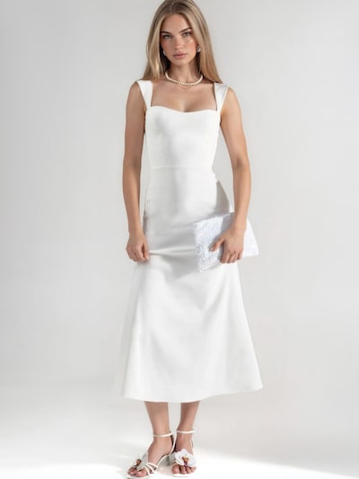 Hiccup Robe 'Midi' en 34 en blanc, Vue avec produit