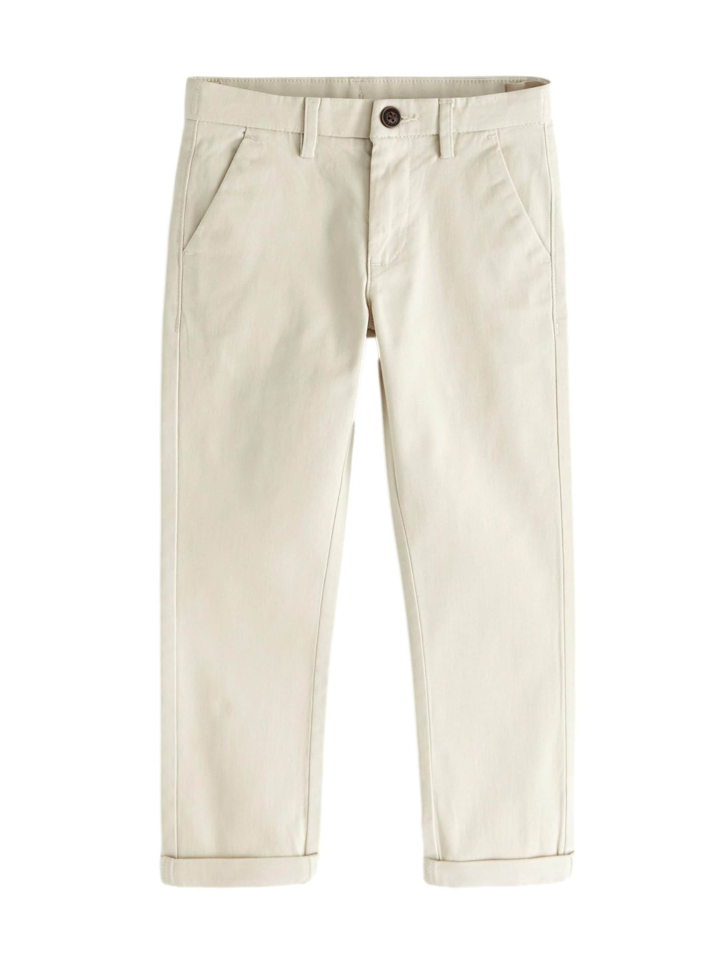 Next Regular Broek in Beige: voorkant