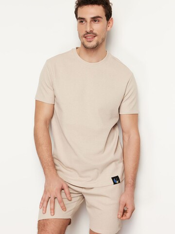 Trendyol Pajama short in Beige