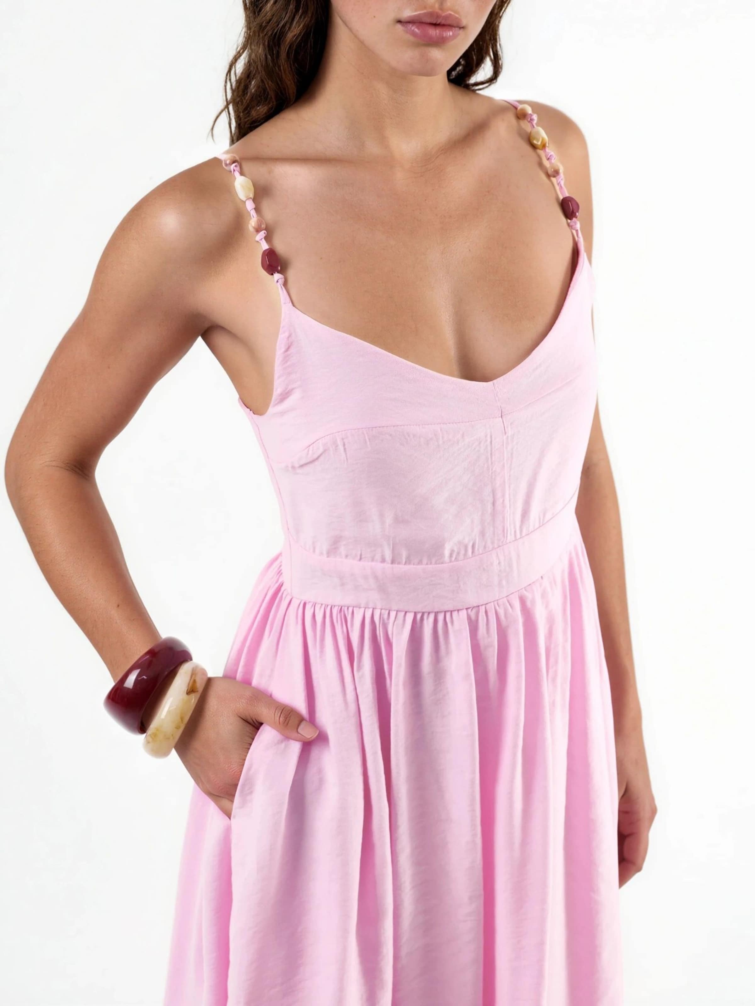 Robe Busem en rose