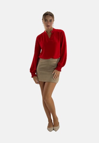 Elara Blouse in Rood