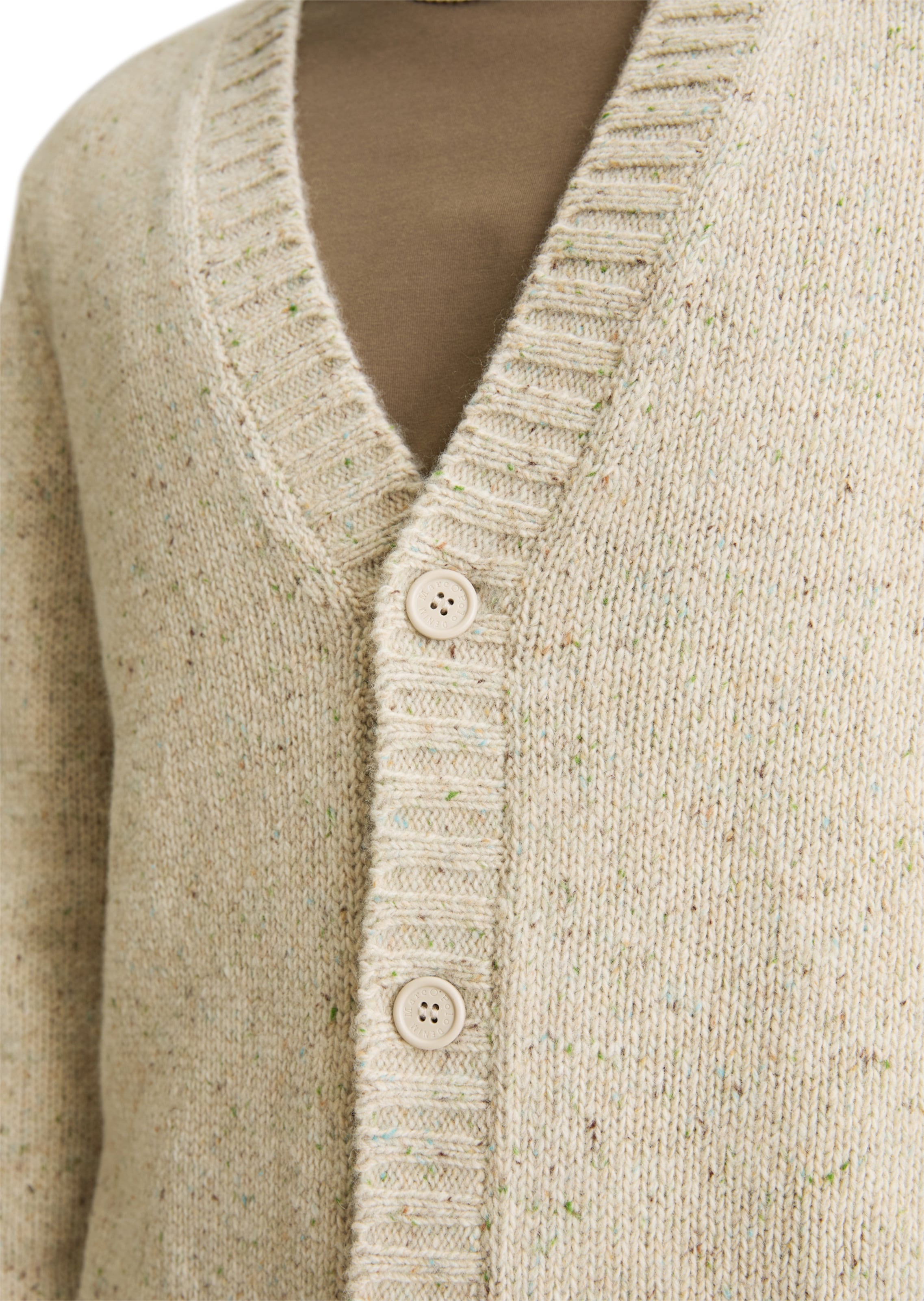 Marc O'Polo DENIM Knit cardigan in Beige