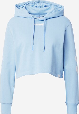 Sweat-shirt Hummel en bleu : devant