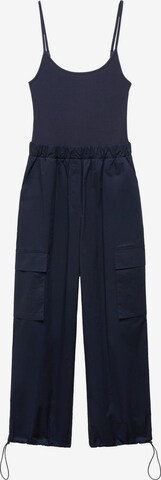 MANGO Jumpsuit 'Boston' in Blauw: voorkant