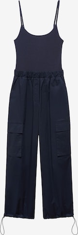 MANGO Jumpsuit 'Boston' in Blauw: voorkant