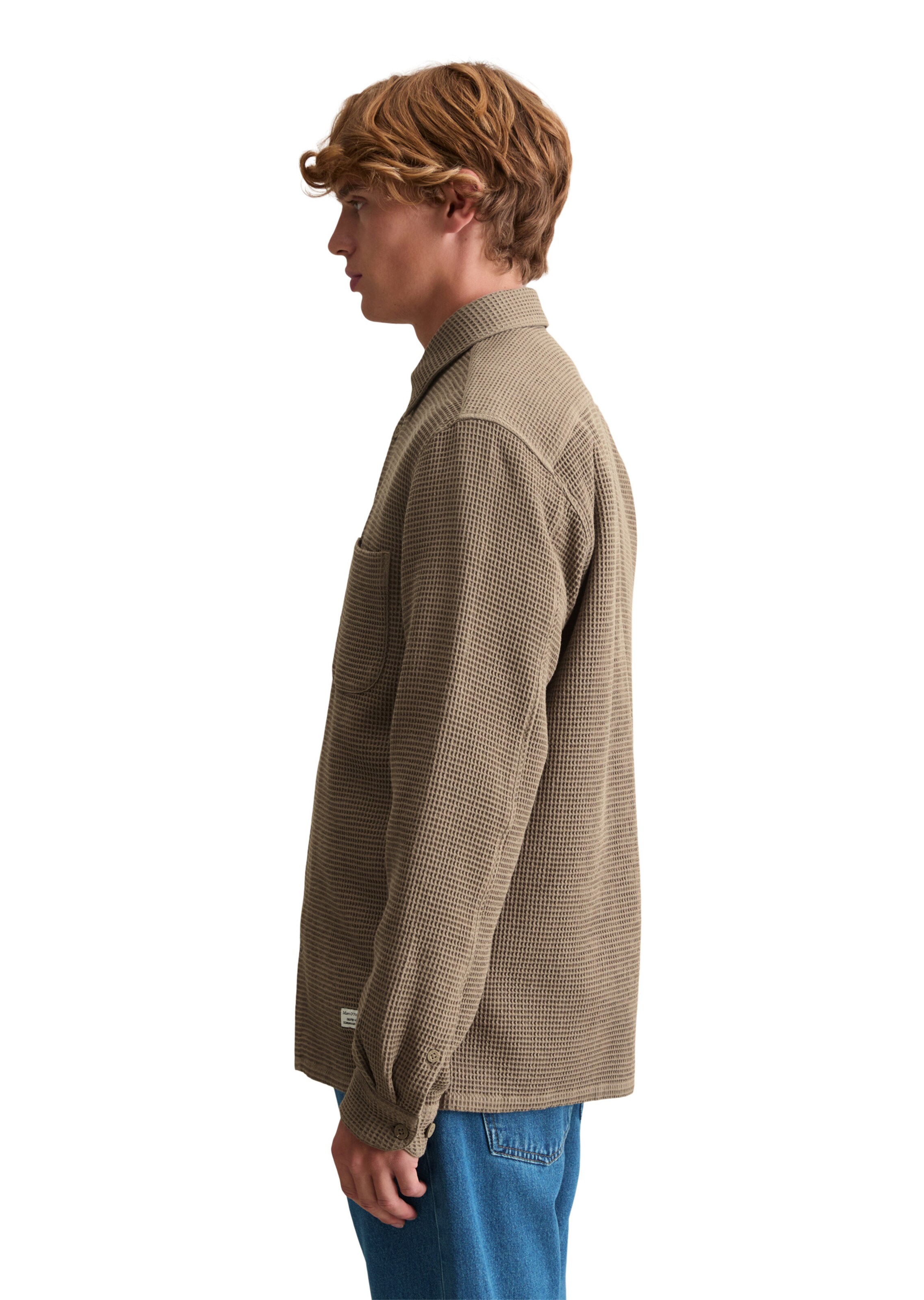Marc O'Polo DENIM Regular fit Overhemd in Bruin