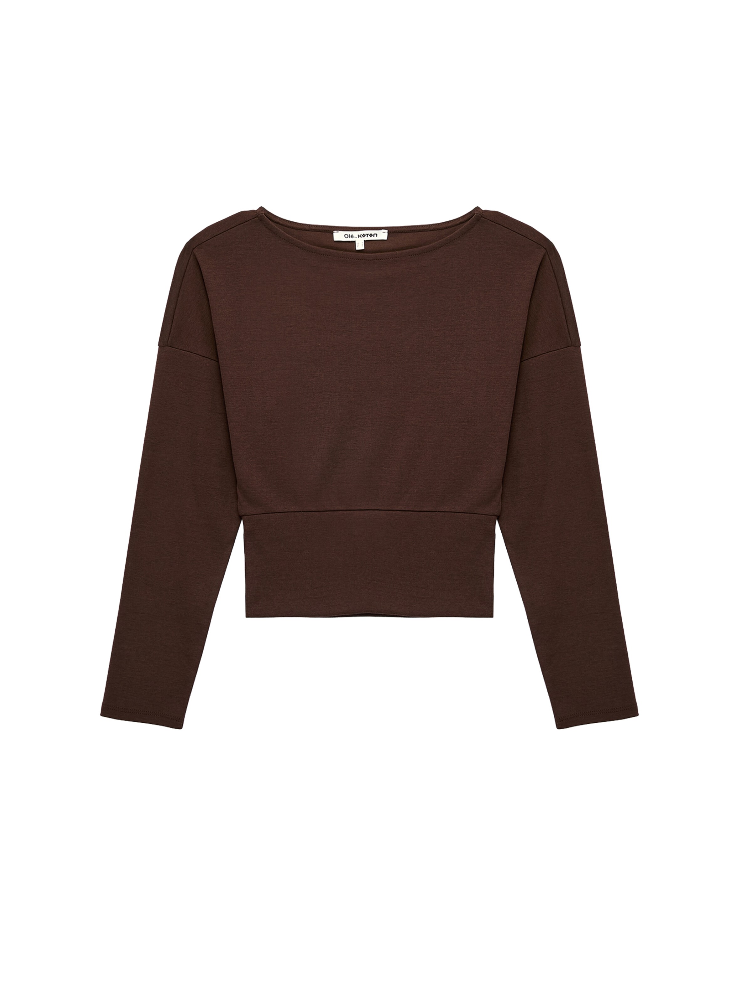 Koton Shirt in Bruin: voorkant