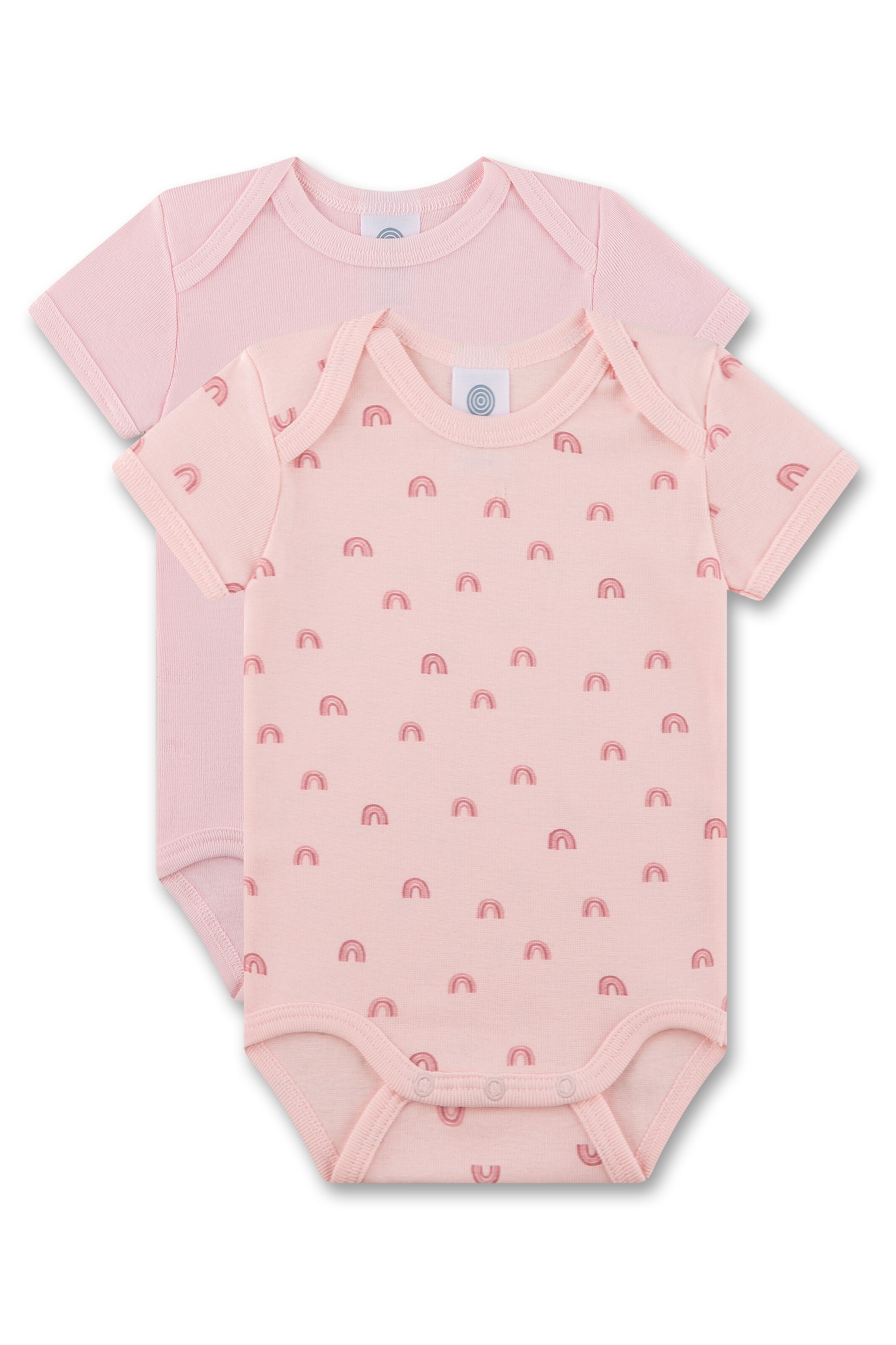 Tutina / body per bambino di Sanetta in rosa: frontale