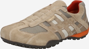 GEOX Platform trainers in Brown: front