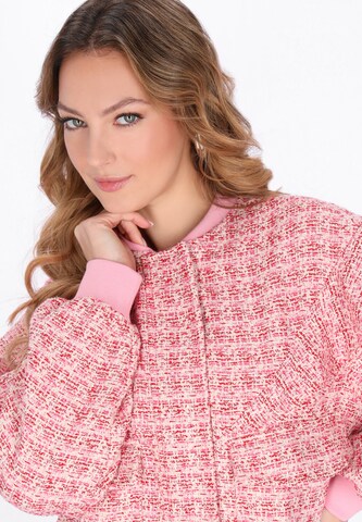 faina Between-season jacket 'Festive' in Pink