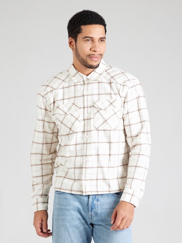 HOLLISTER - Regular Fit Camisa em bege: frente