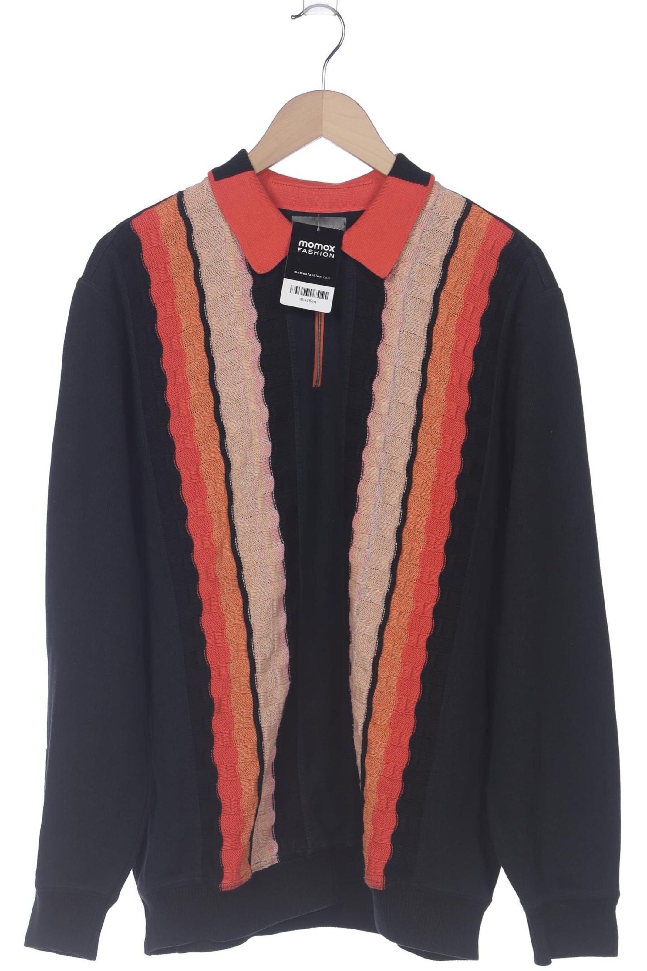 Carlo Colucci Sweater & Cardigan in XL in Black: front