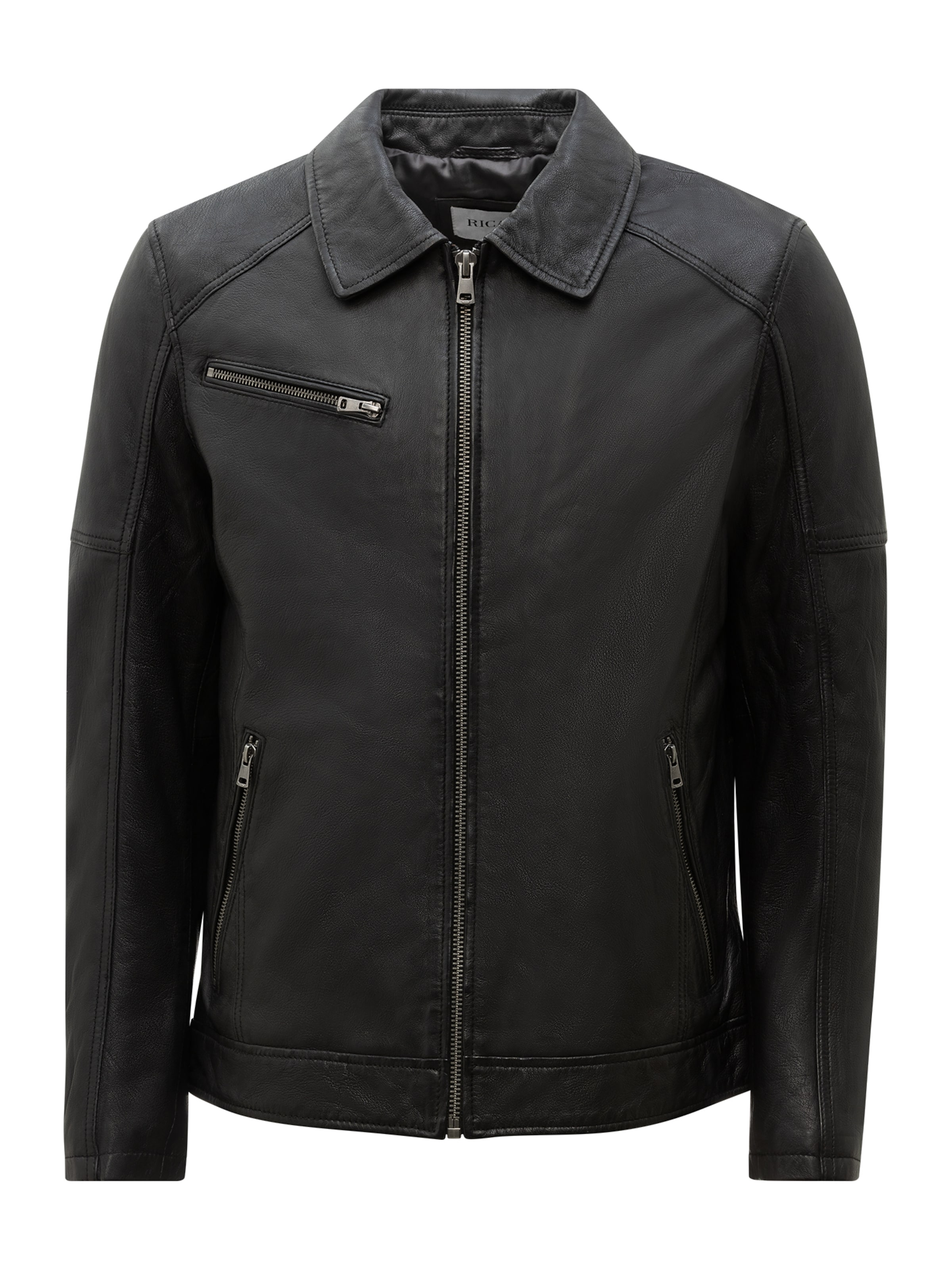 RICANO Tussenjas 'Claude' in Zwart: voorkant